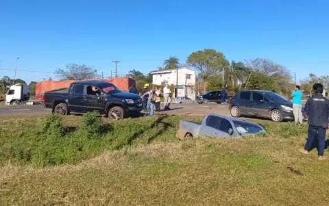 Ruta 14: Una menor herida tras choque entre camionetas en el interior correntino